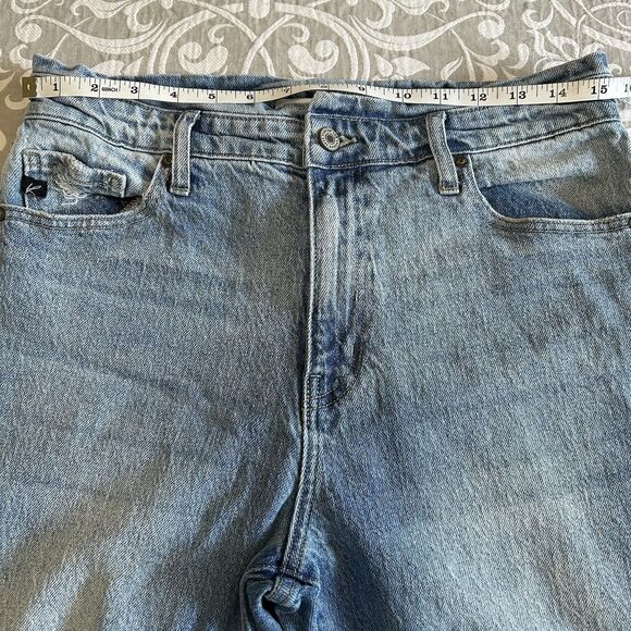 KanCan Jeans Women 11 Blue Lite Wash Hi Waist Estilo 5Pocket Cotton Cottage Boho - Picture 6 of 16